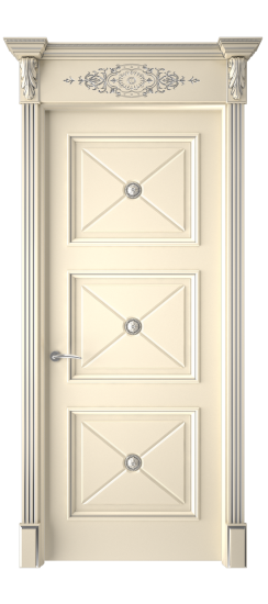 Плаза ДГ | Слоновая кость патина серебро