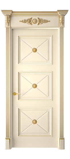 Плаза ДГ | Слоновая кость патина золото