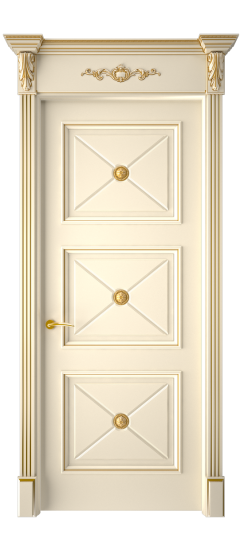 Плаза ДГ | Слоновая кость патина золото