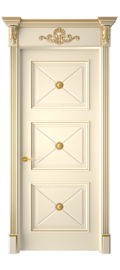 Плаза ДГ | Слоновая кость патина золото