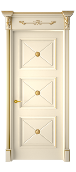 Плаза ДГ | Слоновая кость патина золото