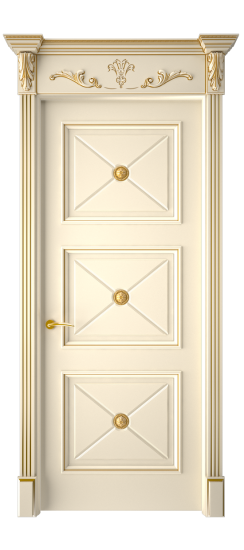 Плаза ДГ | Слоновая кость патина золото