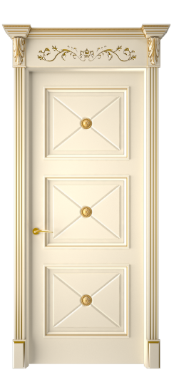 Плаза ДГ | Слоновая кость патина золото