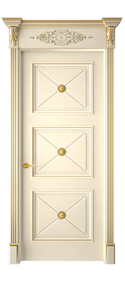 Плаза ДГ | Слоновая кость патина золото