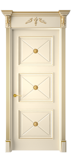 Плаза ДГ | Слоновая кость патина золото