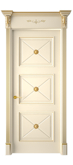 Плаза ДГ | Слоновая кость патина золото