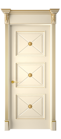 Плаза ДГ | Слоновая кость патина золото