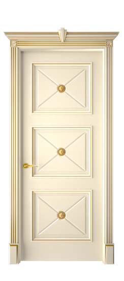 Плаза ДГ | Слоновая кость патина золото