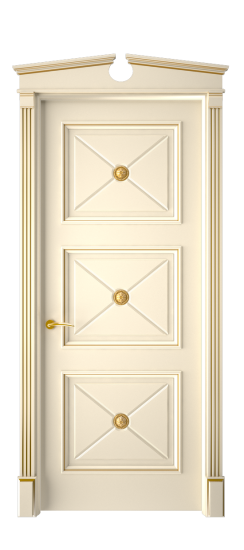 Плаза ДГ | Слоновая кость патина золото