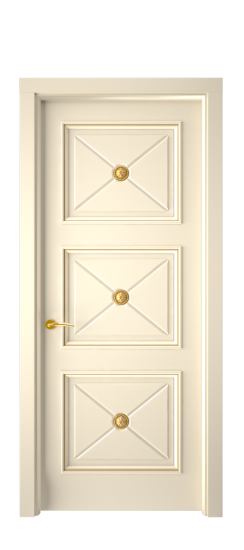 Плаза ДГ | Слоновая кость патина золото