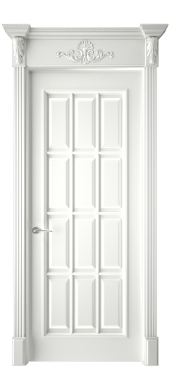 Прованс 2 ДГ | Белая эмаль