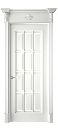 Прованс 2 ДГ | Белая эмаль