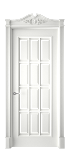 Прованс 2 ДГ | Белая эмаль