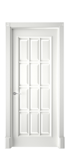 Прованс 2 ДГ | Белая эмаль