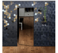 Скрытая дверь, ABS зеркало 1 сторона, внутреннее открывание