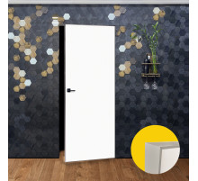 Скрытая дверь, алюминиевая кромка, внешнее открывание