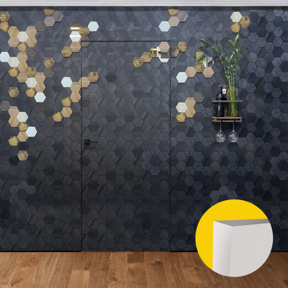 Скрытая дверь, внешнее открывание, кромка ABS