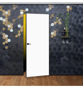 Скрытая дверь. кромка Black Edition, внешнее открывание