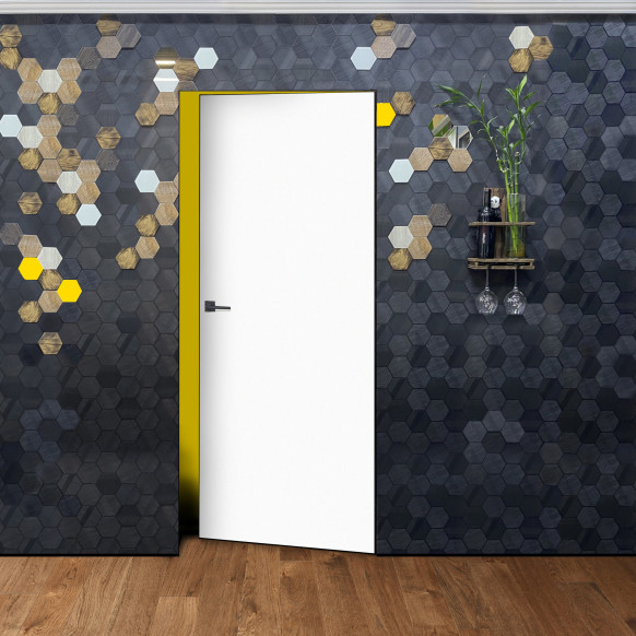 Скрытая дверь, кромка Black Edition, внутреннее открывание