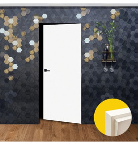 Скрытая дверь. Внутреннее открывание. Кромка ABS