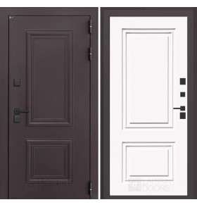 Входная дверь Полярис лайт 26 - Эмаль RAL 9003