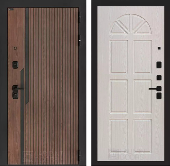 Входная дверь KARMINA 15 - Алмон 25 | Фрезерованная МДФ панель 10 мм, цвет 