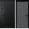 Входная дверь PIANO 24 - Графит софт | Декоративная MDF панель 10 мм с наличниками, цвет 