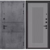 Входная дверь INFINITY 30 - Серый рельеф софт | Современная MDF панель 10 мм с наличником, цвет 