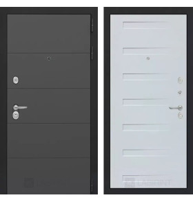 Входная дверь ART 14 - Дуб кантри белый горизонтальный