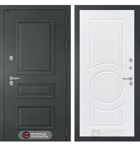 Входная дверь Атлантик 23 - Белый софт