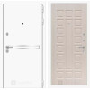 Входная дверь Лайн WHITE 04 - Беленый дуб | Металл с покрытием 