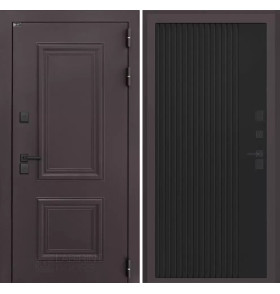 Входная дверь Полярис лайт 29 - Черный кварц