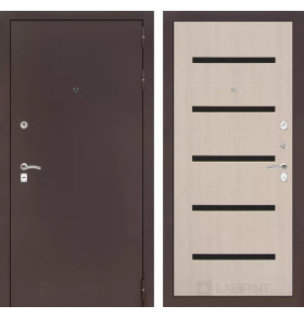 Входная дверь CLASSIC антик медный 01 - Беленый дуб