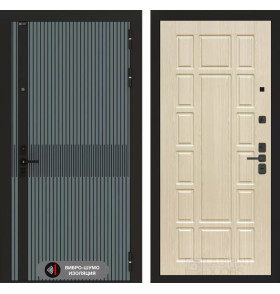 Входная дверь ISSIDA 12 - Беленый дуб