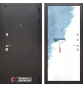 Входная дверь SILVER 28 - Грунт под покраску