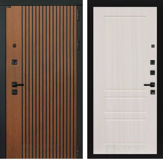 Входная дверь STORM 03 - Сандал белый | Декоративная МДФ панель 10 мм в цвете 