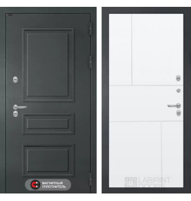 Входная дверь Атлантик 21 - Белый софт