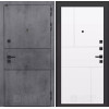 Входная дверь INFINITY 21 - Белый софт | Современная MDF панель 10 мм с наличником, цвет 