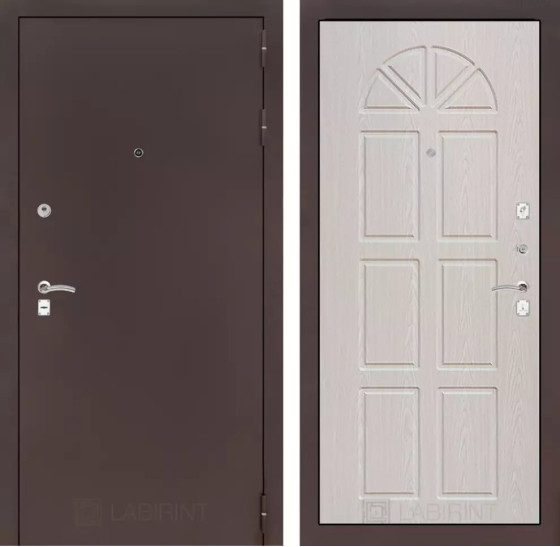 Входная дверь CLASSIC антик медный 15 - Алмон 25 | Металл с практичным покрытием 