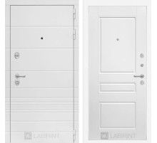 Входная дверь Трендо 03 - Белый софт