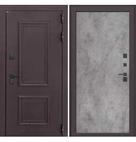 Входная дверь Полярис лайт 24 - Бетон светлый