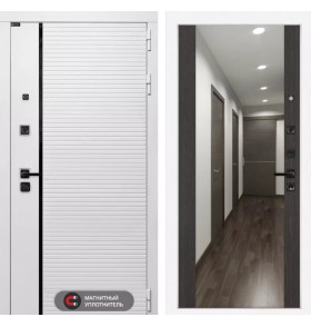 Входная дверь ROYAL с Зеркалом Максимум - Венге