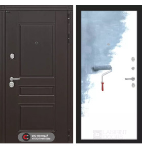 Входная дверь Мегаполис 28 - Грунт под покраску