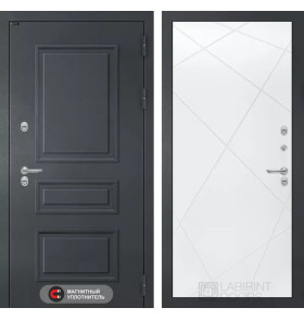 Входная дверь Атлантик 24 - Белый софт