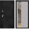 Входная дверь PAZL с зеркалом 19 - Грей софт | Современная MDF панель 10 мм, цвет 