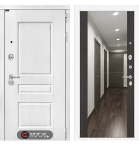 Входная дверь VERSAL с Зеркалом Максимум - Венге