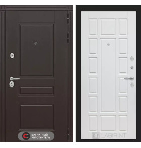 Входная дверь Мегаполис 12 - Белое дерево