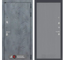 Входная дверь Бетон 29 - Серый рельеф софт