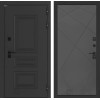 Входная дверь Аляска Лайт 24 - Графит софт | Металлическая отделка методом давления на полотне