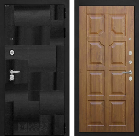 Входная дверь PAZL 17 - Золотой дуб | Современная MDF панель 10 мм, цвет 